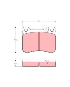 TRW GDB929 - Kit pastiglie freno, Freno a disco