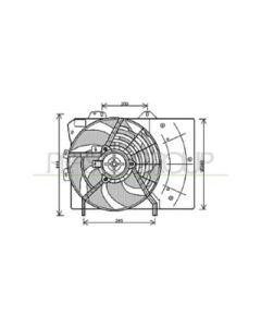 PRASCO CI304F003 - Ventola, Raffreddamento motore