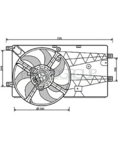 PRASCO CI907F003 - Ventola, Raffreddamento motore