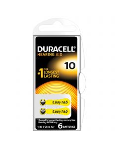 DURACELL - Duracell Hearing Aid, “10”, 6 pz
