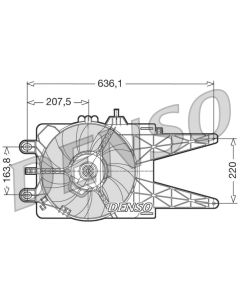 DENSO DER09014 - Ventola, Raffreddamento motore