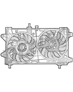 DENSO DER09036 - Ventola, Raffreddamento motore