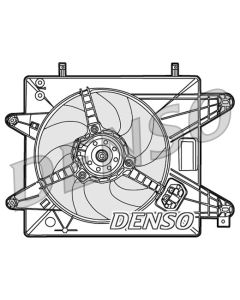 DENSO DER09088 - Ventola, Raffreddamento motore