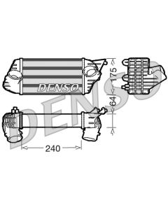 DENSO DIT09120 - Intercooler