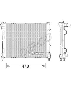 DENSO DRM09043 - Radiatore, Raffreddamento motore