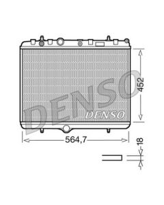 DENSO DRM21055 - Radiatore, Raffreddamento motore