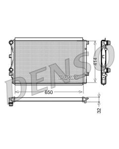 DENSO DRM32015 - Radiatore, Raffreddamento motore