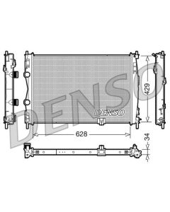 DENSO DRM46017 - Radiatore, Raffreddamento motore