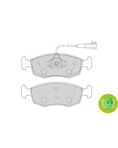 FERODO FDB4353 - Kit pastiglie freno, Freno a disco