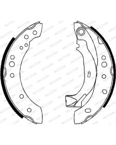 FERODO FSB626 - Kit ganasce freno