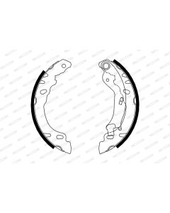 FERODO FSB688 - Kit ganasce freno