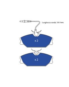 GNC P0471 - PASTIGLIE Renault LAGUNA ANT GIR