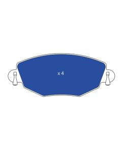GNC P1085 - PASTIGLIE Ford MONDEO TT 00&gt; ANTERIORI