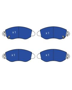 GNC P1092 - PASTIGLIE TRANSIT 2.4 Di 00&gt; ANTERIORI