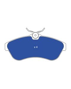 GNC P1186 - PASTIGLIE CITROEN C3 TT ANTERIORE DISCO VENTILATO