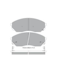 GNC P1330 - PASTIGLIE KIA SORENTO CRDi 02&gt;