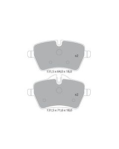 GNC P1548 - PASTIGLIE MINI COOPER 1.6D 07&gt;