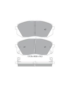 GNC P155 - PASTIGLIE KIA CARENS ANT 06&gt;