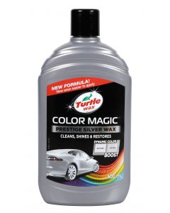 TURTLE WAX - Color Magic, cera protettiva arricchita con colore - 500 ml - Argento
