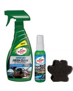 TURTLE WAX - Kit animali in auto, la soluzione contro le macchie, i peli e gli odori - 500+59 ml