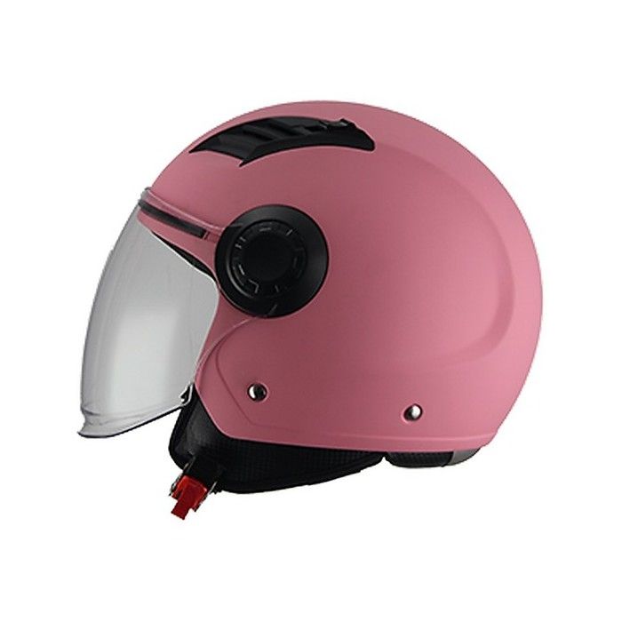 BHR - Casco Demi Jet TOP Rosa Opaco - Taglia L