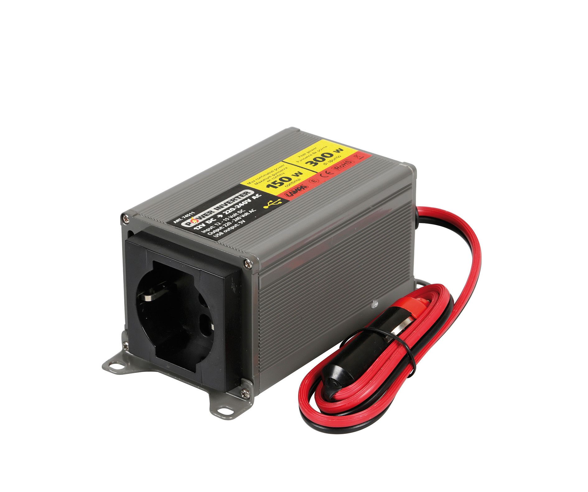 LAMPA - Power Inverter 150, trasformatore 12V > 220V