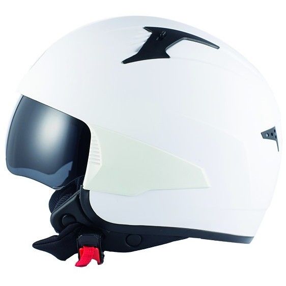 Osone - Casco Demi-Jet S760 Bianco Doppia Visiera